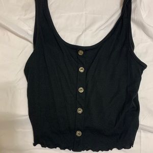 Black tank top